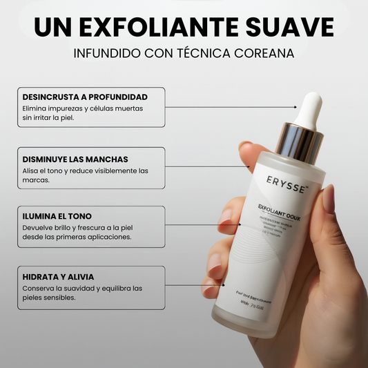Erysse - Exfoliante coreano para una piel nueva en 3 minutos
