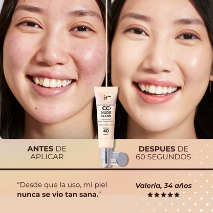 Base GlowFusion™ - Piel luminosa, protegida y unificada en un solo paso