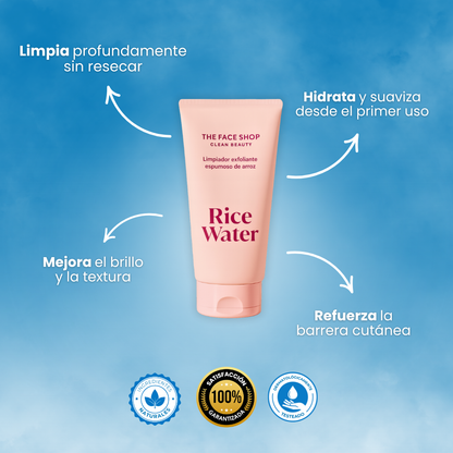 Rice Water - Limpiador exfoliante exopumosos de arroz