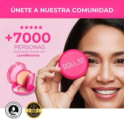 LumiBounce™ - Bálsamo con péptidos que hidrata, difumina y da brillo natural.